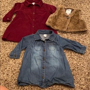 Lot of Fall clothes for baby girl - 6-12 months